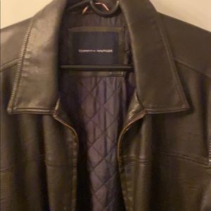 Tom hil faux leather jacket